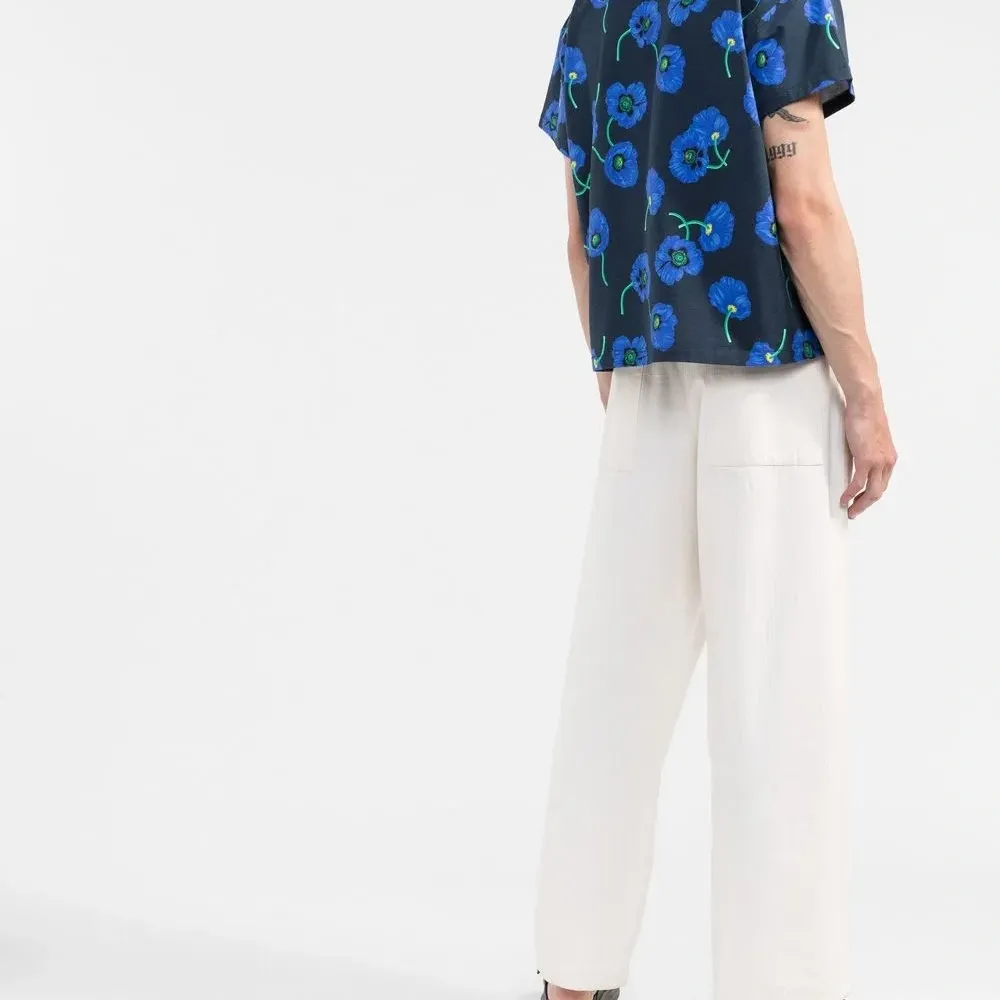 Футболка с цветочным принтом