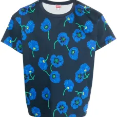 Футболка с цветочным принтом