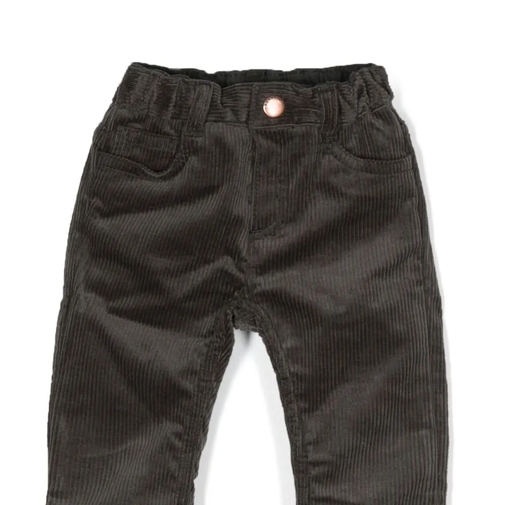 Вельветовые брюки прямого кроя