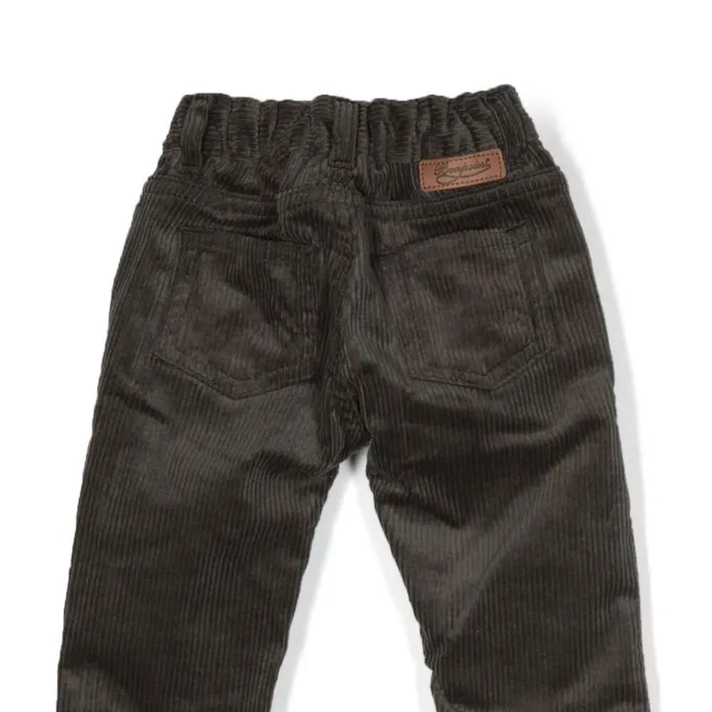 Вельветовые брюки прямого кроя