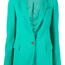 Однобортный блейзер с заостренными лацканами