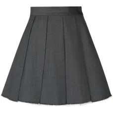 Юбка А-силуэта со складками