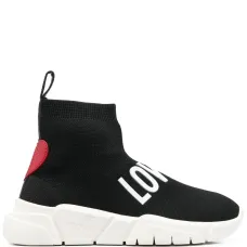 Высокие кроссовки с нашивкой Высокие кроссовки с нашивкой