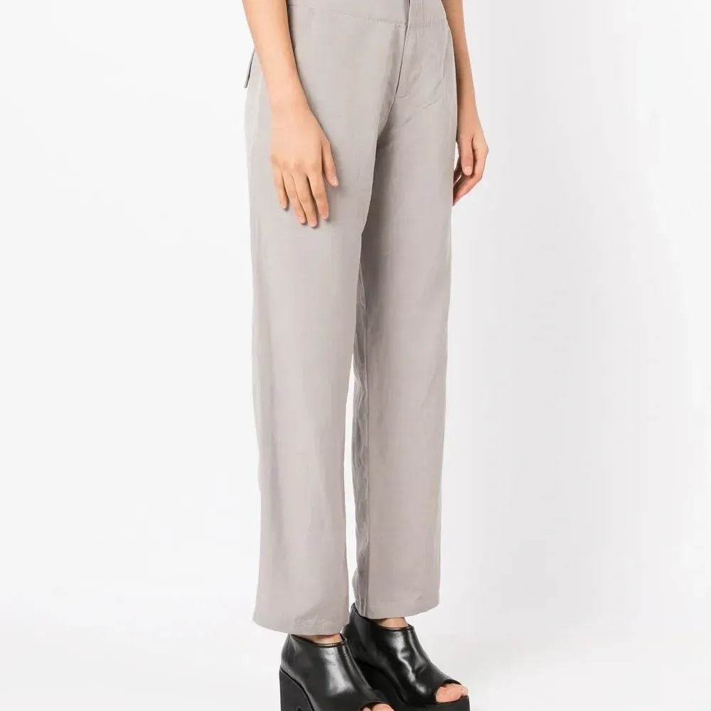 Прямые брюки с завышенной талией Прямые брюки с завышенной талией