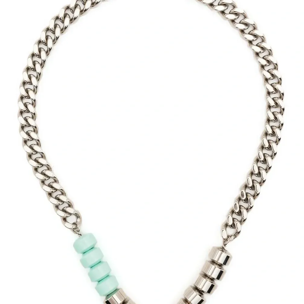 Цепочное колье с подвесками