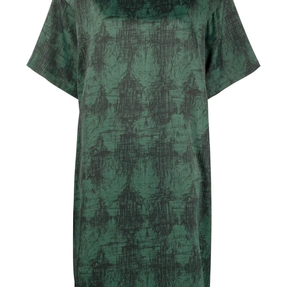 Платье-футболка с принтом