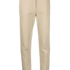 Шерстяные брюки с завышенной талией