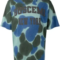 Футболка с принтом тай-дай и логотипом