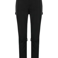 Брюки с низким шаговым швом и молниями Брюки с низким шаговым швом и молниями