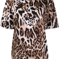 Футболка с леопардовым принтом