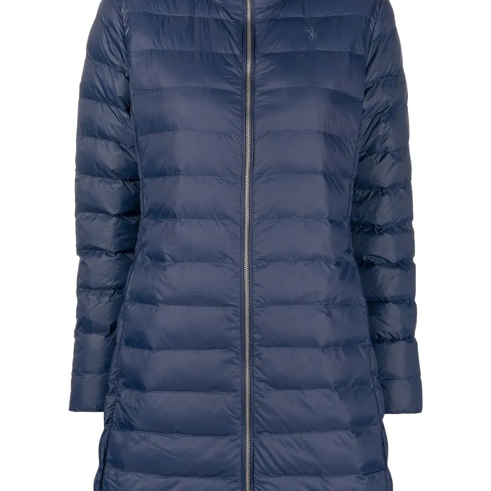 Длинный пуховик