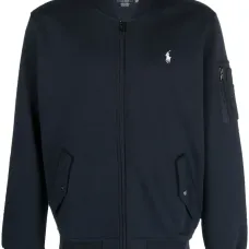 Пуловер на молнии с длинными рукавами