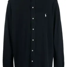 Рубашка с вышитым логотипом