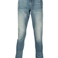 Джинсы скинни с вышивкой