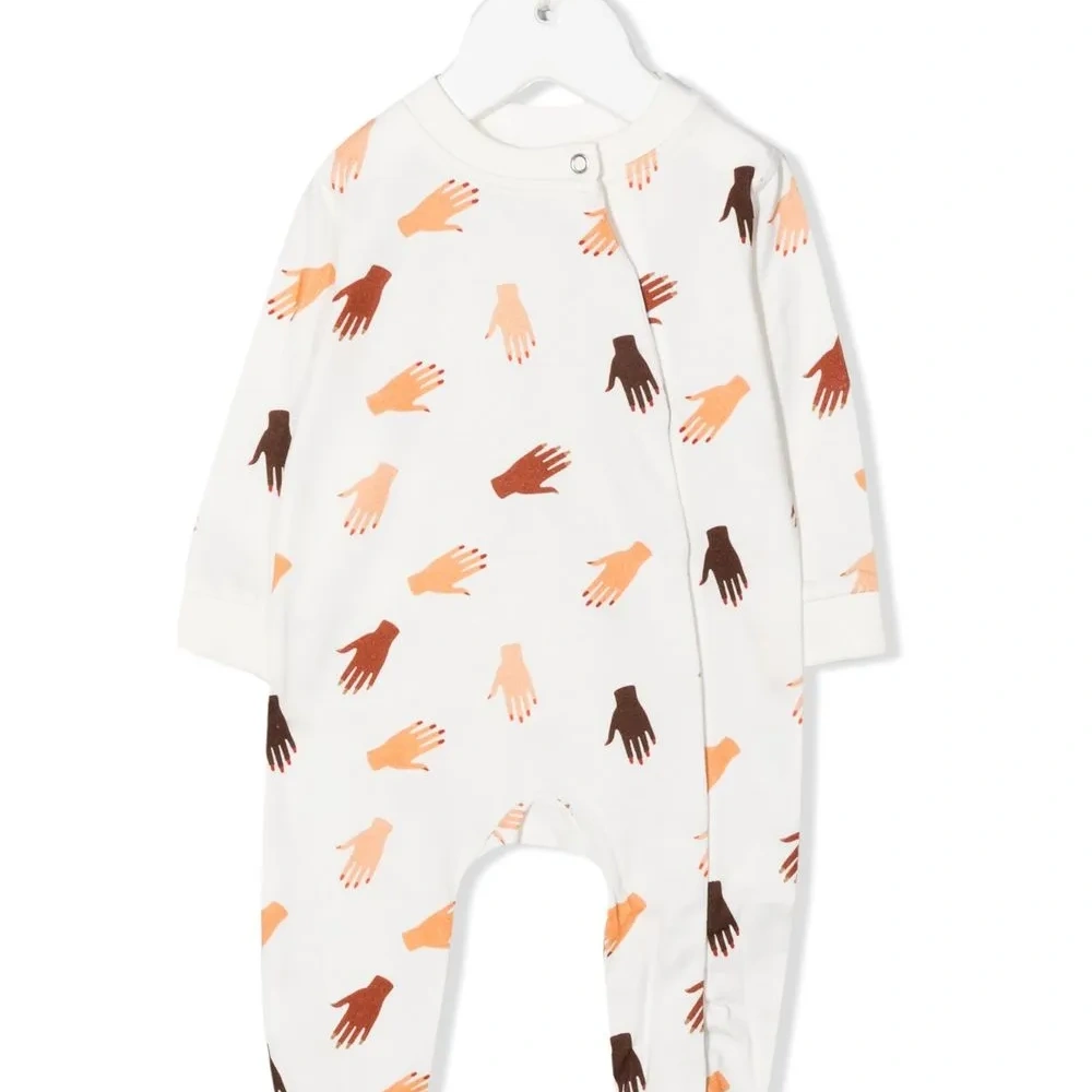 Пижама из органического хлопка с принтом Hands