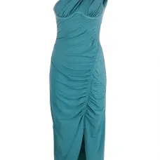 Платье миди со сборками Платье миди со сборками