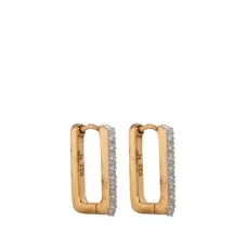 Серьги-хагги с кристаллами Серьги-хагги с кристаллами