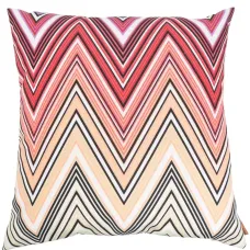 Подушка с узором зигзаг
