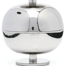 Глубокая груглая ваза с крышкой