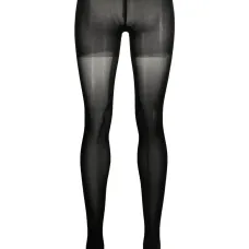 Полупрозрачные колготки с завышенной талией
