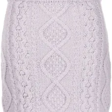 Юбка фактурной вязки