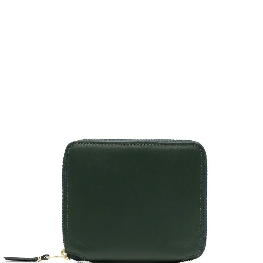 Кошелек с круговой молнией и логотипом