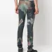 Узкие джинсы с узором