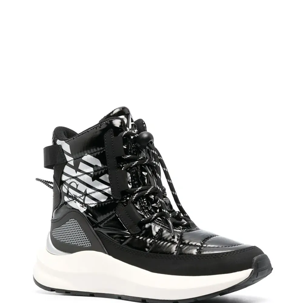 Высокие стеганые кроссовки Mountain