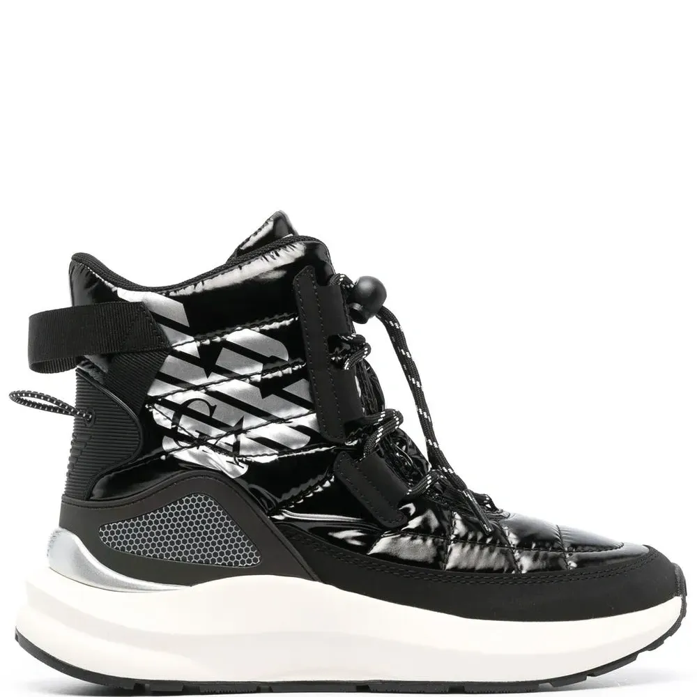 Высокие стеганые кроссовки Mountain