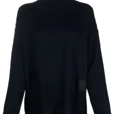 Джемпер с высоким воротником