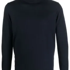 Шерстяной джемпер с высоким воротником