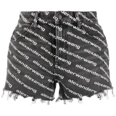 Джинсовые шорты Bite с логотипом