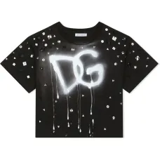 Футболка с декорированным логотипом