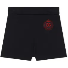 Шорты с нашивкой-логотипом