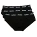 Комплект из трех трусов-брифов с логотипом