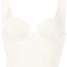 Укороченный топ Nyneve в рубчик Укороченный топ Nyneve в рубчик