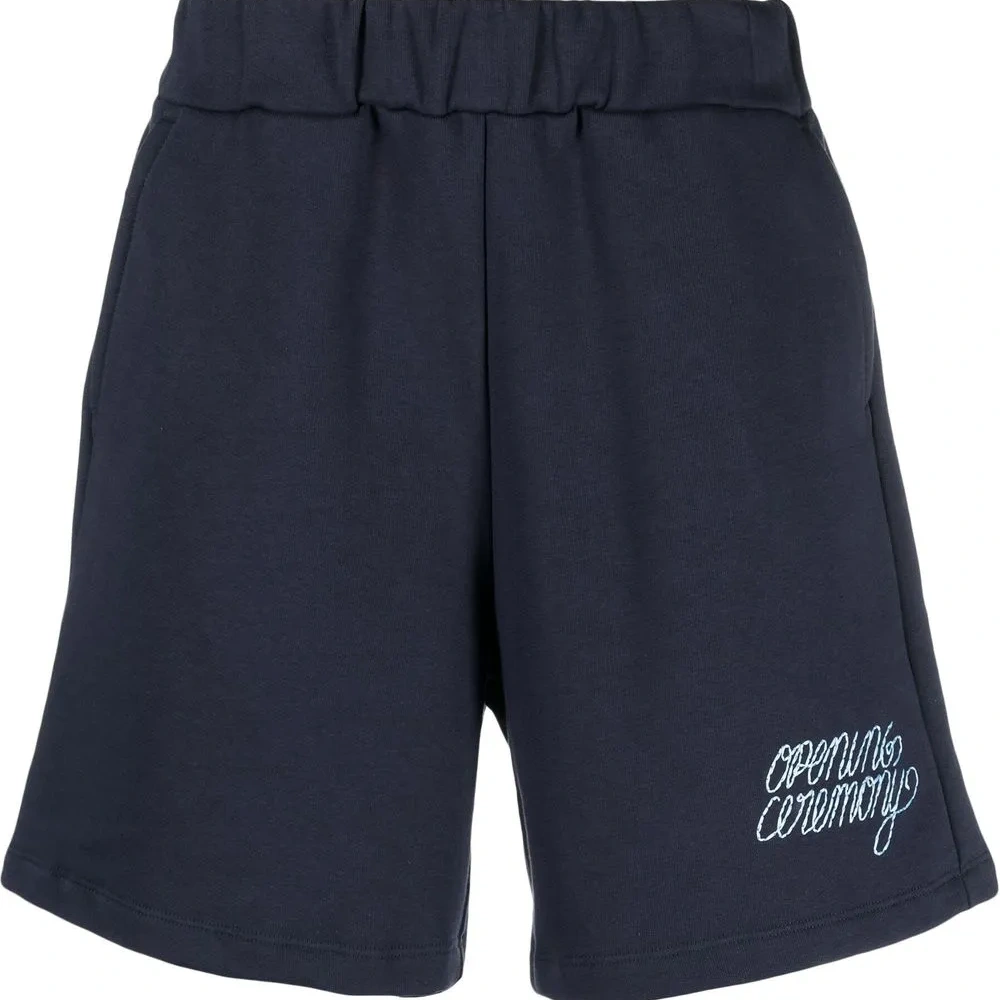 Спортивные брюки с вышитым логотипом