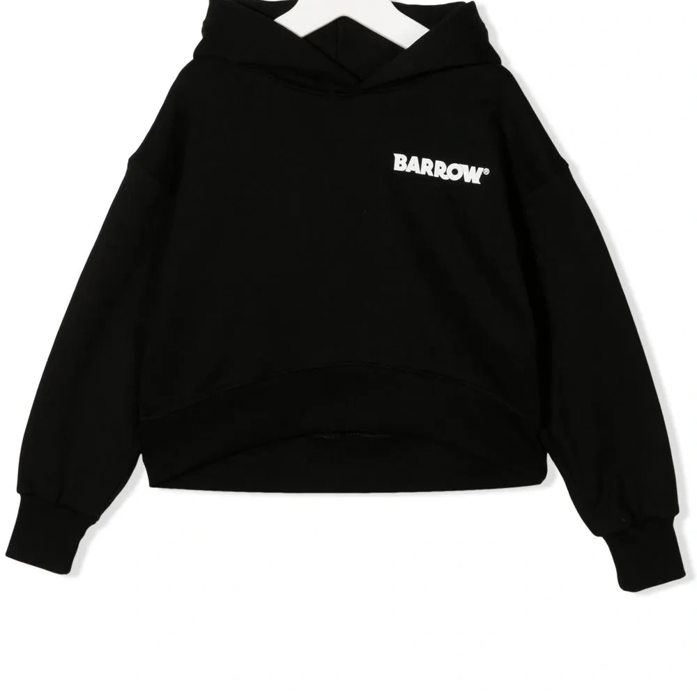 Укороченное худи с логотипом