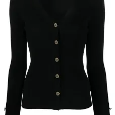 Кардиган с тисненым логотипом Кардиган с тисненым логотипом