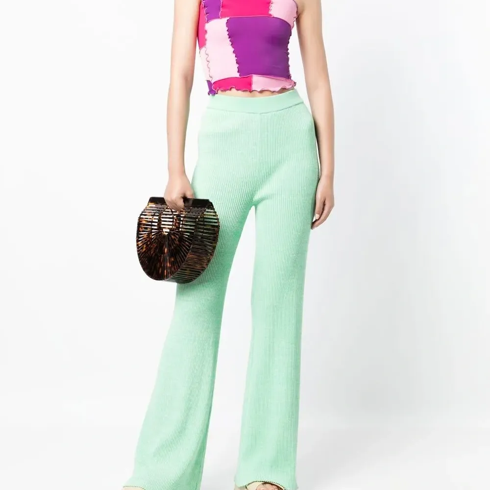 Топ-бандо в стиле колор-блок