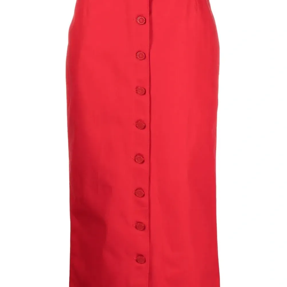 джинсовая юбка миди