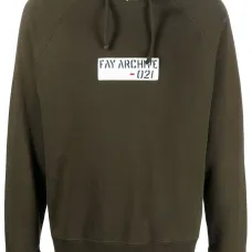 Худи с кулиской и логотипом