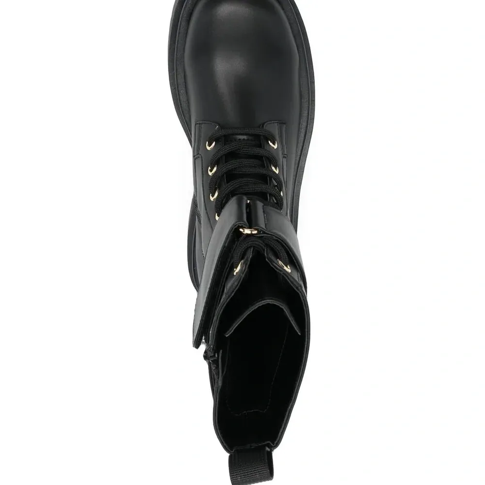 Ботинки в стиле милитари с логотипом