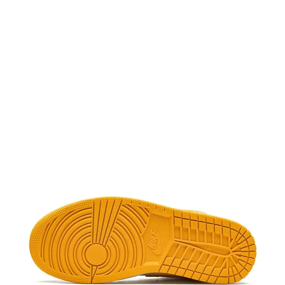 Кроссовки Jordan 1 Mid White / University Gold