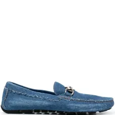 Джинсовые мокасины