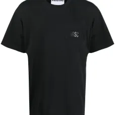 футболка из органического хлопка с вышитым логотипом