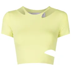 Укороченная футболка с вырезами Укороченная футболка с вырезами