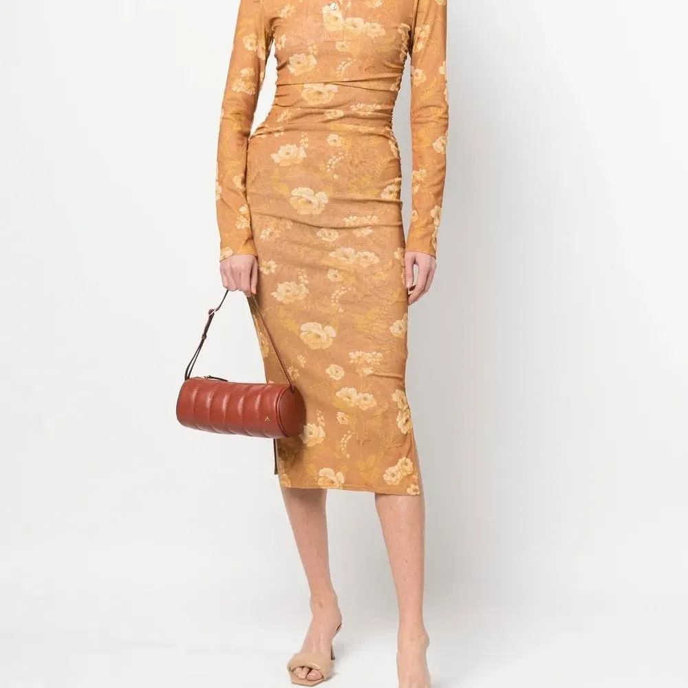 Сумка на плечо Padded Cylinder в рубчик