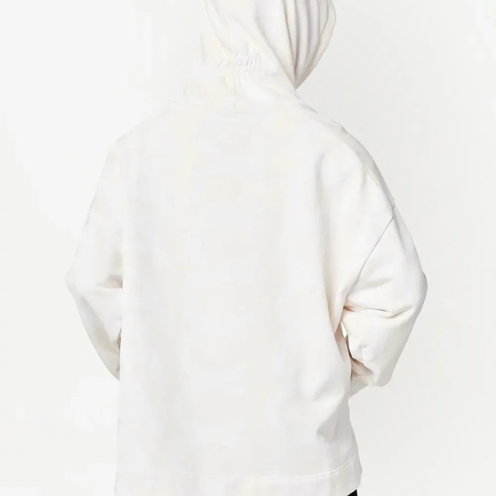 Худи оверсайз с кулиской и монограммой Худи оверсайз с кулиской и монограммой