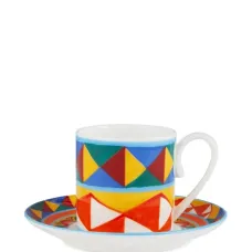 Набор для эспрессо с геометричным узором